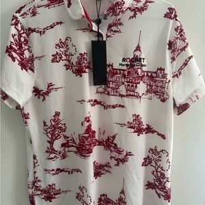 Greyson White and Red Graphic Button Down Shirt